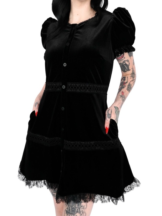 Foxblood Dresses & Skirts - Foxblood Odette Velvet Mini Dress
